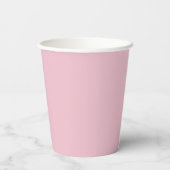 Floral Daisy Verjaardag Roze Papier Cup Papieren Bekers (Achterkant)