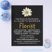 Floral Daisy, vlinderbloemig Adverteren Flyer (Enkel)
