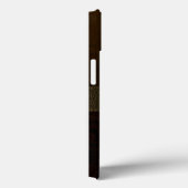  Floral Damascus/legant leder/goudmetaal Case-Mate iPhone Case (Achterkant / Rechts)