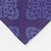 Floral Damask Fleece Deken (Hoek)