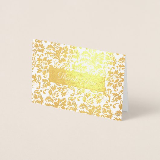 Floral Damask Folie Kaarten (Voorkant)
