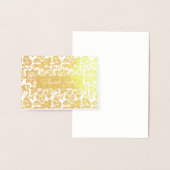 Floral Damask Folie Kaarten (Display)