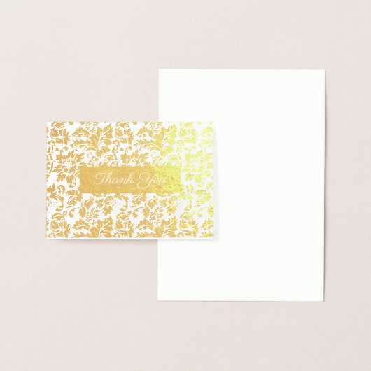 Floral Damask Folie Kaarten (Display)