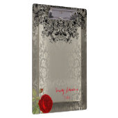  Floral Damask in Antiek Silver Klembord (Rechts)