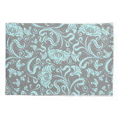 Floral/Damask Pattern Kussensloop (Achterkant-Links)