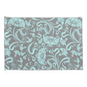 Floral/Damask Pattern Kussensloop (Achterkant-Rechts)
