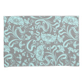 Floral/Damask Pattern Kussensloop (Voorkant-Rechts)