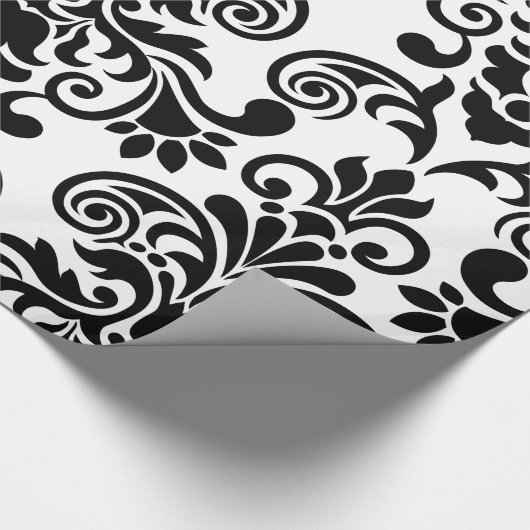 Floral Damask Patterned Cadeaupapier (Hoek)