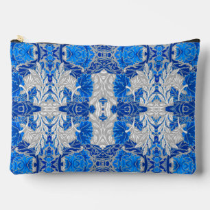 Floral Damask, Sapphire Blue en Grey Etui