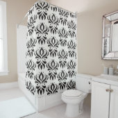 Floral damask seamless pattern. Elegant Douchegordijn (In situ)