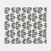 Floral damask seamless pattern. Elegant Fleece Deken (Voorkant (Horizontaal))