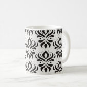 Floral damask seamless pattern. Elegant Koffiemok (Voorkant rechts)