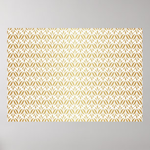 Floral damask seamless pattern. Elegant Poster