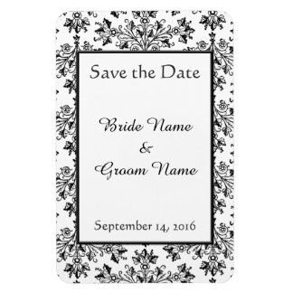  Floral Damask sparen de Magnet Datum Magneet