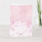 Floral Dank je Lily Bedankkaart (Achterkant)