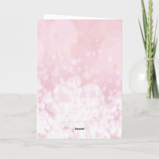 Floral Dank je Lily Bedankkaart (Achterkant)