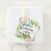 Floral Dank u wel voor het vieren met ons Bedankjes Labels (In situ)
