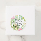 Floral Dank u wel voor het vieren met ons Bedankjes Labels (In situ)