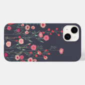 Floral Dark Boho Case-Mate iPhone Case (Achterkant (horizontaal))