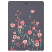 Floral Dark Boho Klembord (Achterkant)