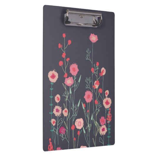 Floral Dark Boho Klembord (Rechts)