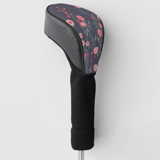 Floral Dark Golfheadcover (Schuin)
