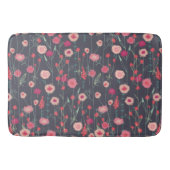Floral Dark Modern Badmat (Voorkant)