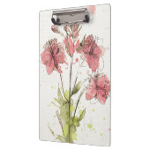 Floral Dark Pink Splash Klembord (Links)