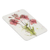 Floral Dark Pink Splash Magneet (Rechterzijde)