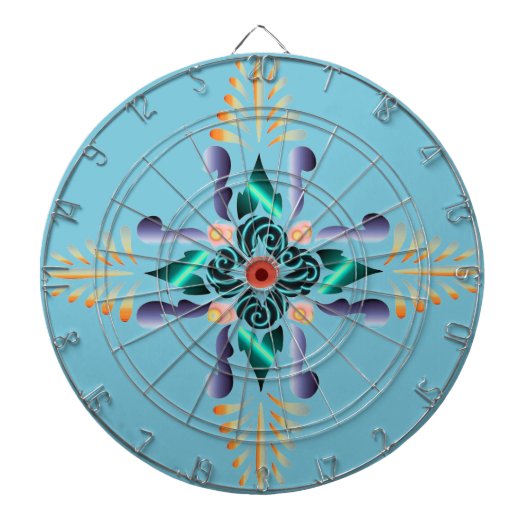 Floral Dartbord (Voorkant)