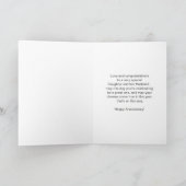 Floral Daughter Husband Personalized Jubileum Kaart (Binnen)