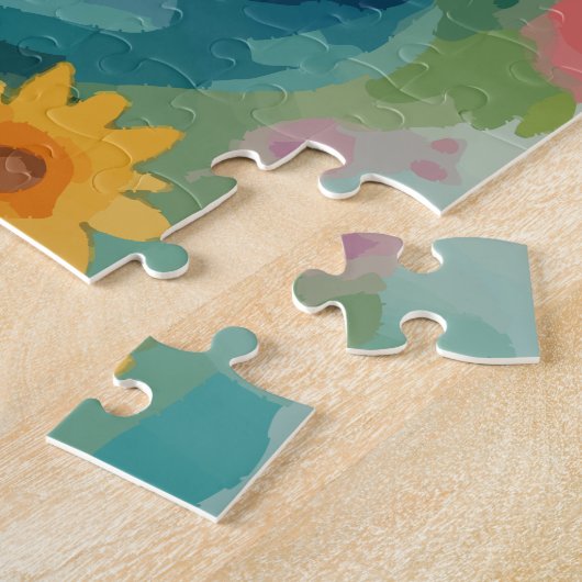 Floral Daydream Portrait Legpuzzel (Zijkant)