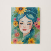 Floral Daydream Portrait Legpuzzel (Verticaal)