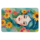 Floral Daydream Portrait Magneet (Horizontaal)