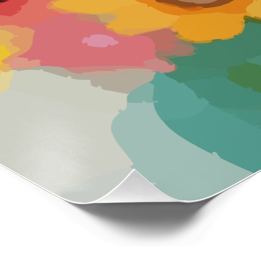 Floral Daydream Portrait Perfect Poster (Hoek)