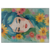 Floral Daydream Portrait Snijplank (Voorkant)