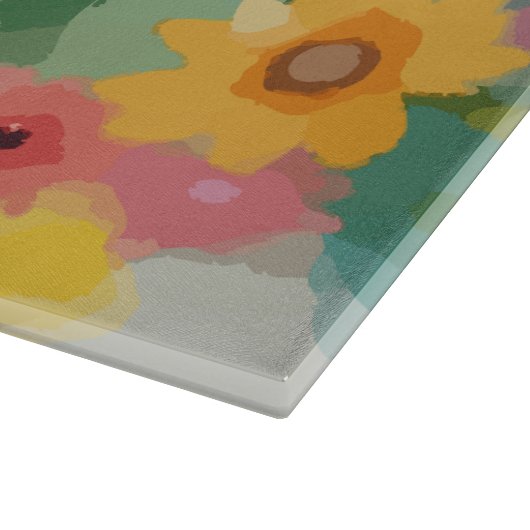 Floral Daydream Portrait Snijplank (Hoek)