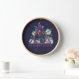 Floral Deathly Hallows Graphic