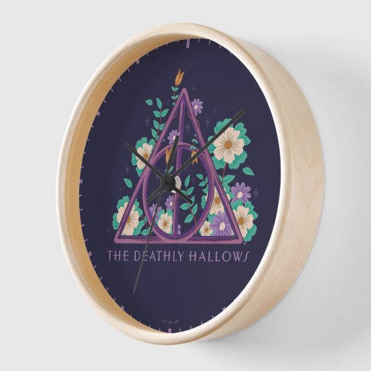 Floral Deathly Hallows Graphic (Hoek)