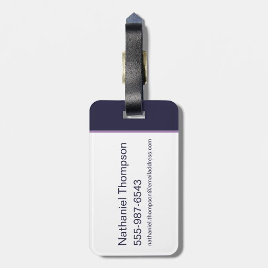 Floral Deathly Hallows Graphic Bagagelabel (Achterkant verticaal)