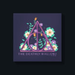 Floral Deathly Hallows Graphic Canvas Afdruk<br><div class="desc">HARRY POTTER™ | Bekijk dit bloemige Deathly Hallows symbool!</div>