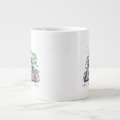 Floral Deathly Hallows Graphic Grote Koffiekop (Voorkant)