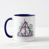 Floral Deathly Hallows Graphic Mok (Links)