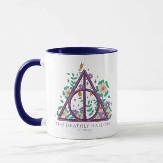 Floral Deathly Hallows Graphic Mok (Links)