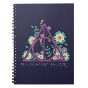 Floral Deathly Hallows Graphic Notitieboek