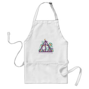 Floral Deathly Hallows Graphic Standaard Schort