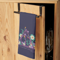 Floral Deathly Hallows Graphic