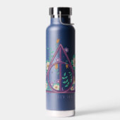 Floral Deathly Hallows Graphic Waterfles (Links)