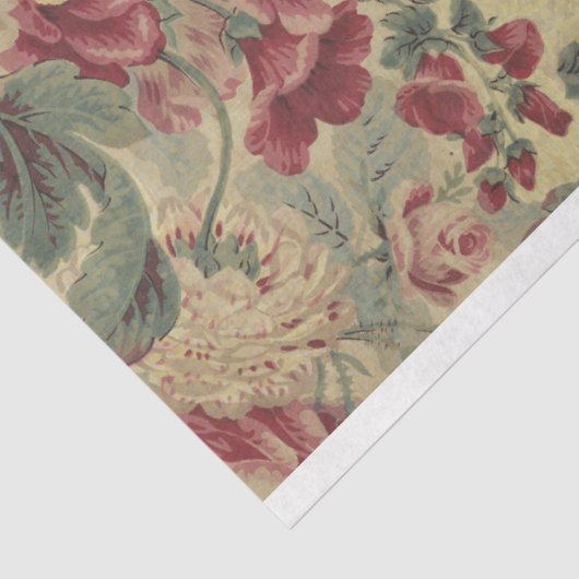 Floral debetpapier tissuepapier (Detail)