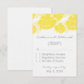 Floral Decadence Response Kaart (Voorkant / Achterkant)